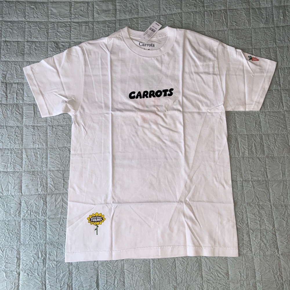 Carrots by Anwar Carrots Tee White Sz. Medium